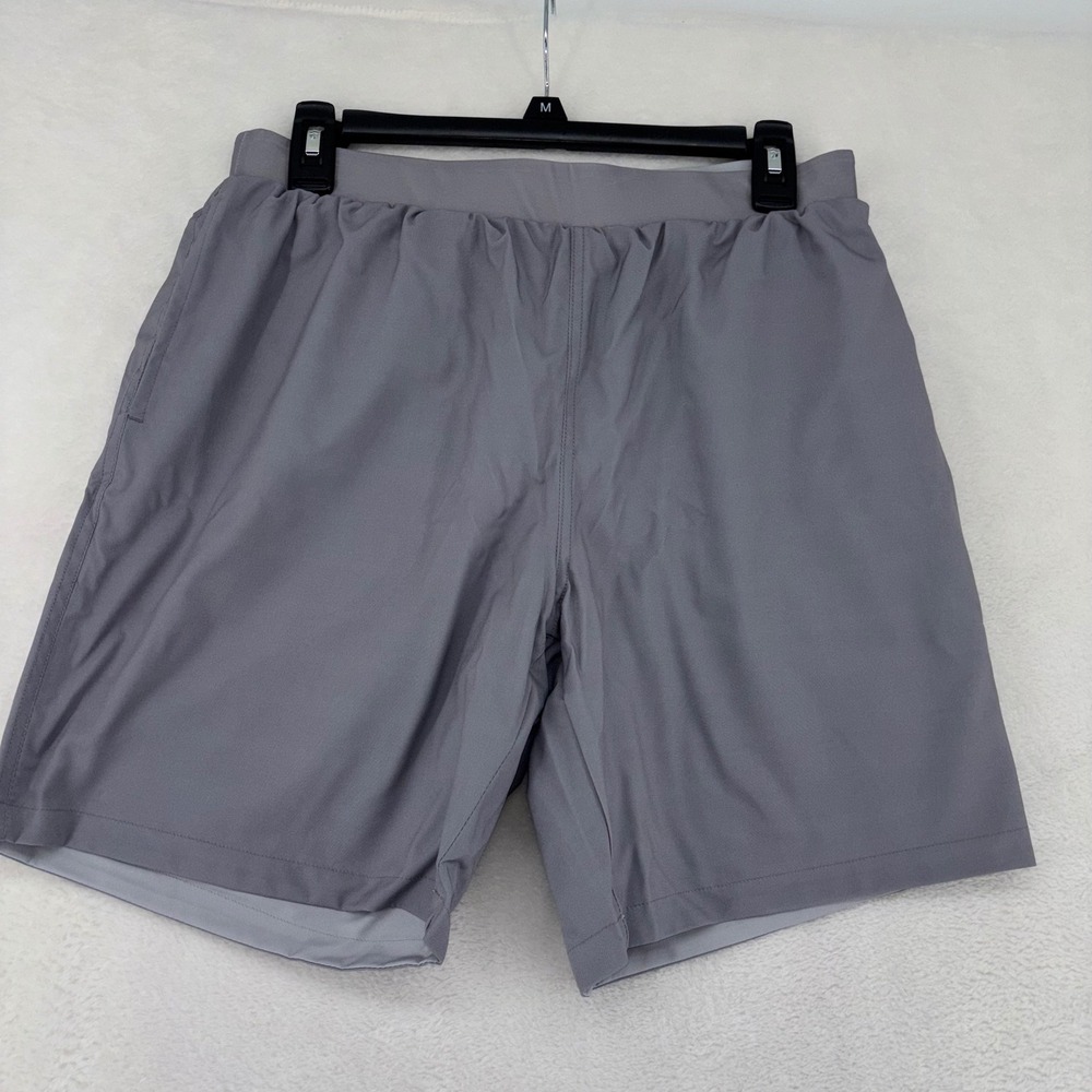 USA Palm Reversible Hybrid Shorts Titanium Gray Mens Medium SH0414-M NWT